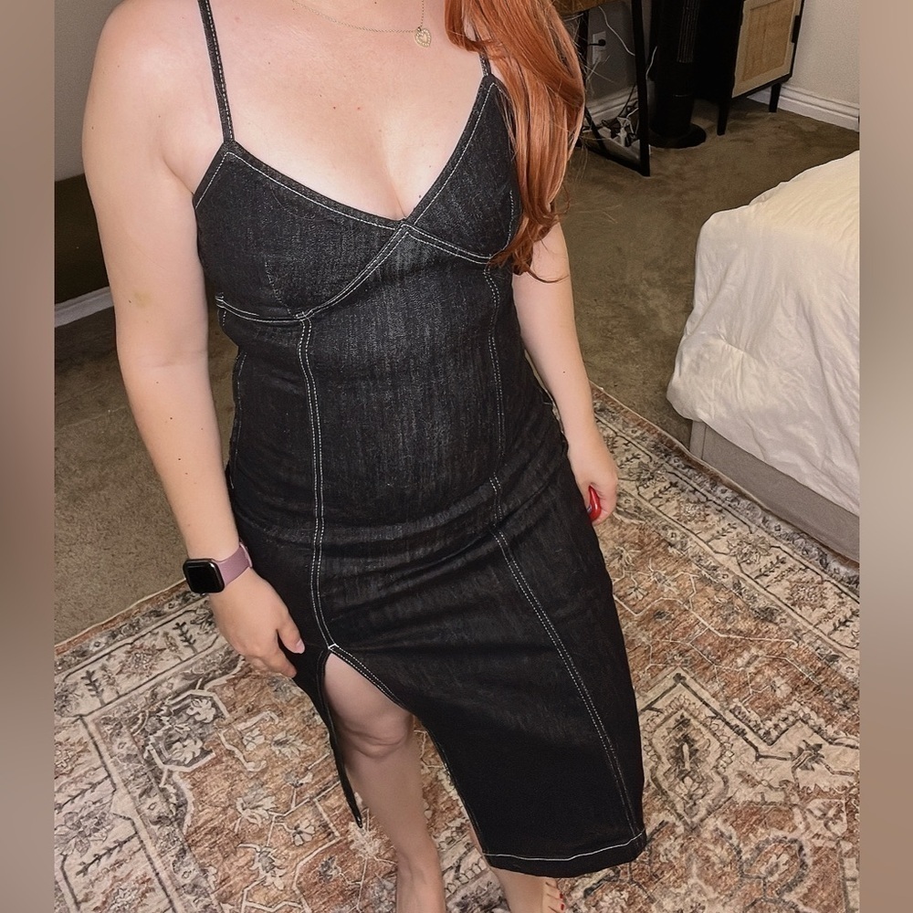 TopShop denim dress - Picture 5 of 8